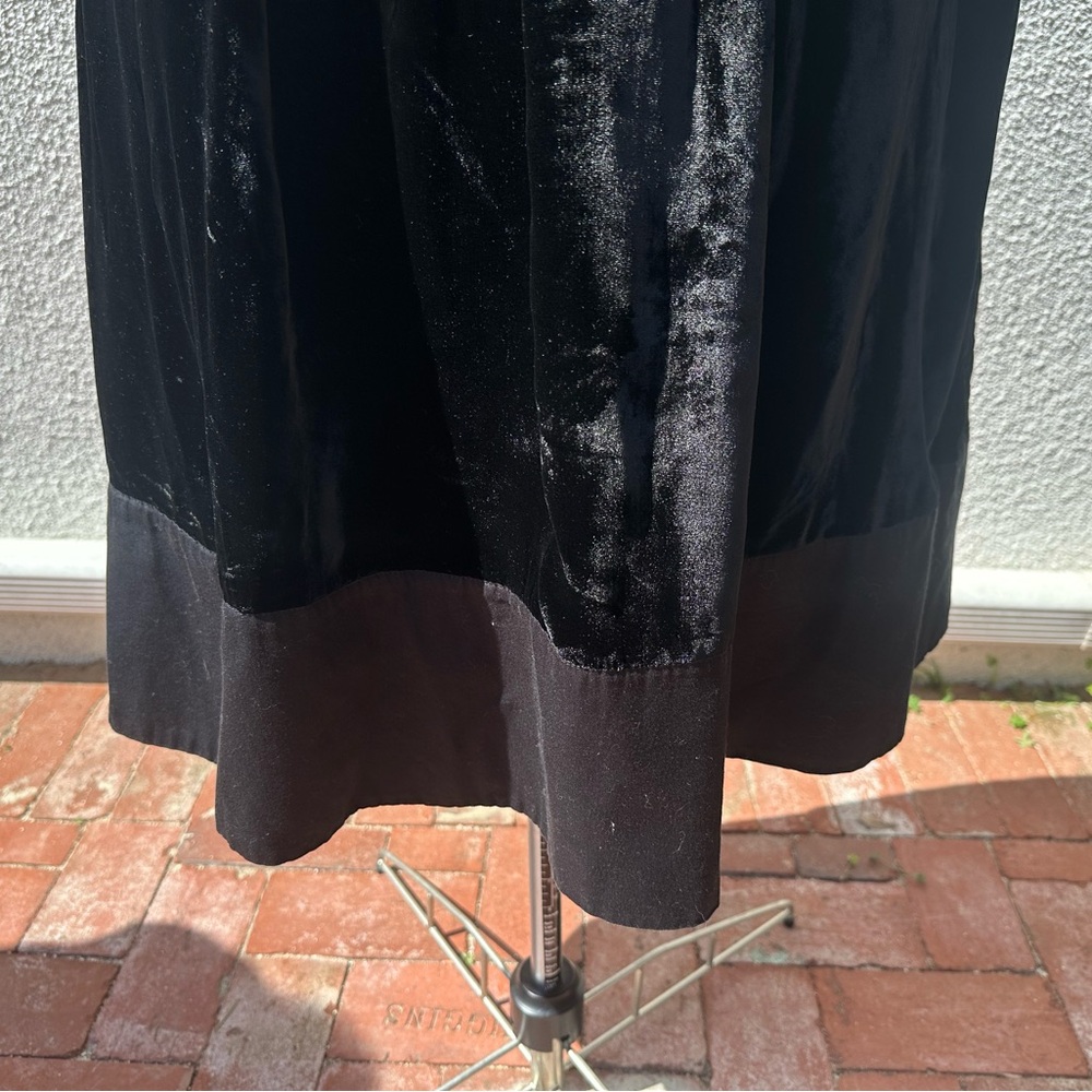 Saja Floreat From Anthro Strapless Velvet Embroidered Dress - Picture 6 of 9